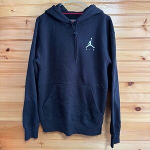 Air Jordan Black Hoodie with Air Logo Small